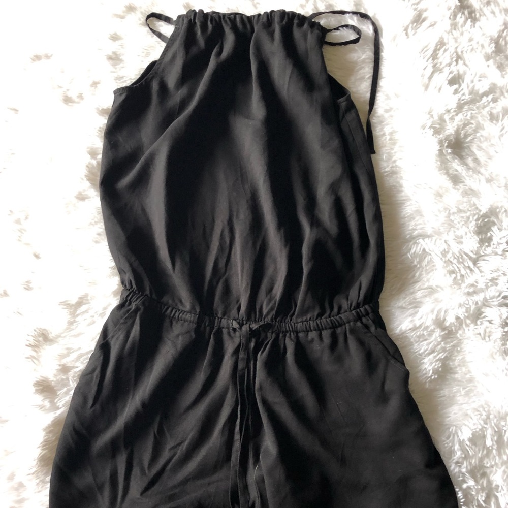 Black shorts romper